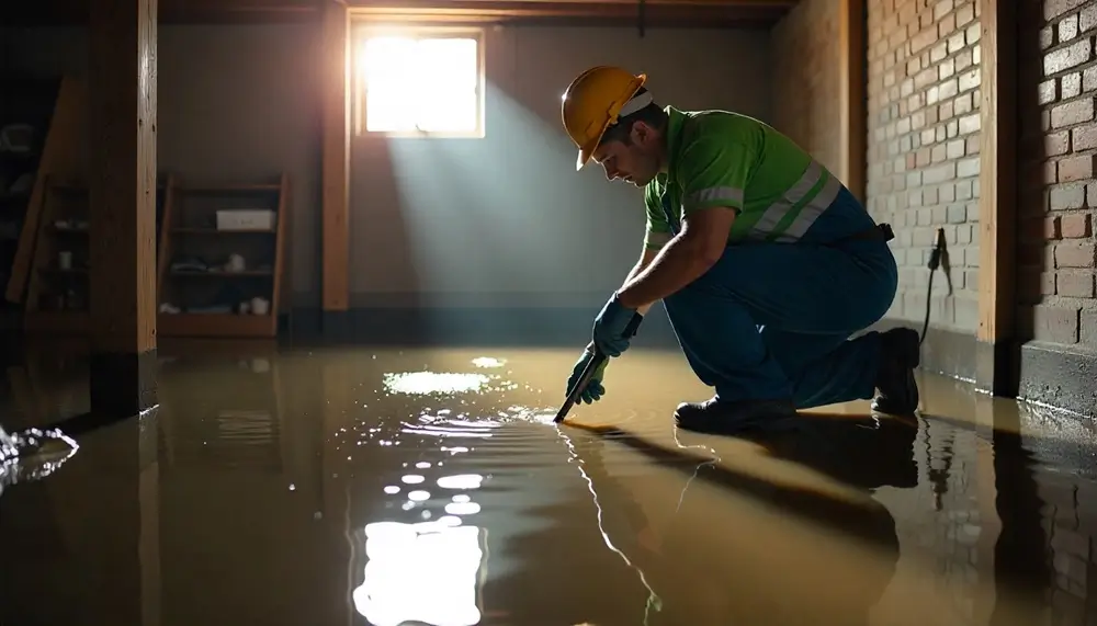 Professional water damage restoration services in Pitcairn, PA